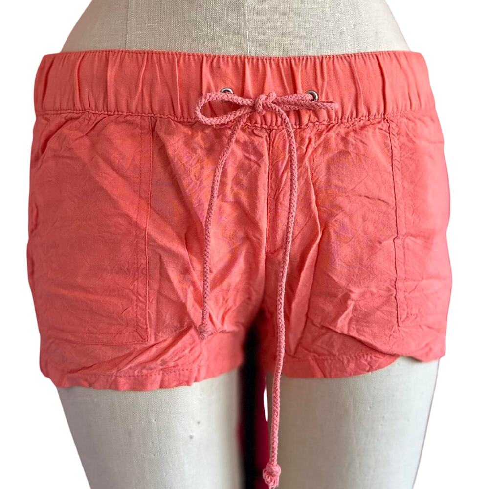 Womens Shorts Size Medium Orange Lightweight Outdoors Hiking Summer Sporty Beach